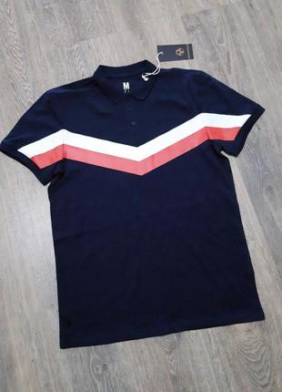 Мужская футболка-поло england chest stripe polo р.м