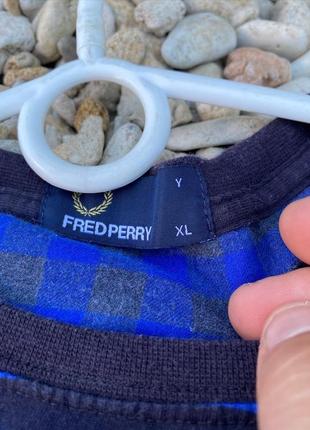 Оригінальна смугаста футболка fred perry5 фото