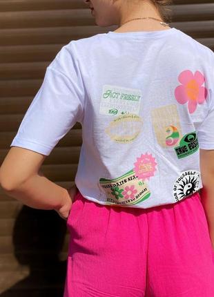 Футболки з принтом на спинці арт ф 102