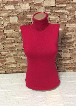 Водолазка воротник под горлышко без рукав р.46-48