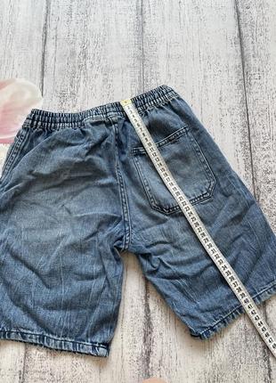 Крутые джинсовые шорты denim размер 9-10лет6 фото