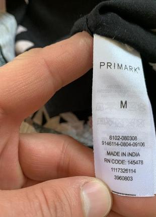 Мужская  рубашка гавайка с цветочным принтом primark7 фото