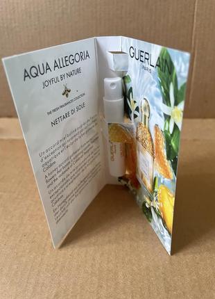 Guerlain aqua allegoria nettare di sole edt 1ml2 фото