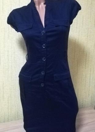 Идеальное котоновое платье с карманами