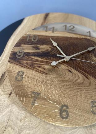 Годинник/epoxy wall clock5 фото