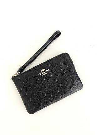 Жіночий гаманець гаманець клатч шкіра коуч coach оригінал жіночий шкіряний кошельок