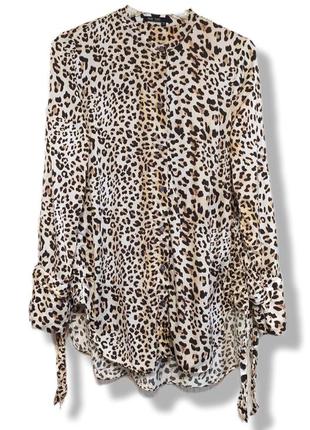 Блуза вискоза marc aurel леопард принт