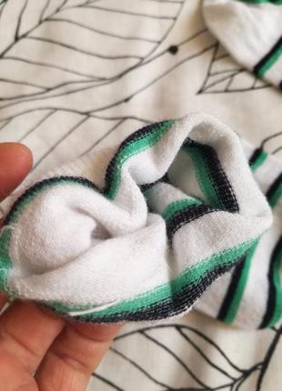 Котонові шкарпетки в полоску3 фото