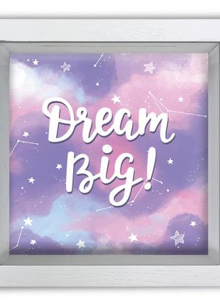 Копілка дерев'яна яна "dream big" в 3 кольорах2 фото