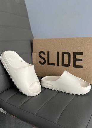 Тапки adidas yeezy slide white