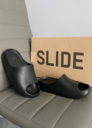 Тапки adidas yeezy slide black