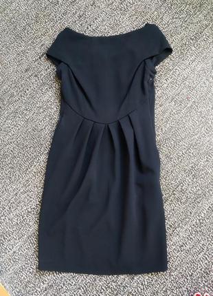Чорна сукня цікавого крою італійська moschino італійське брендове 👗 плаття