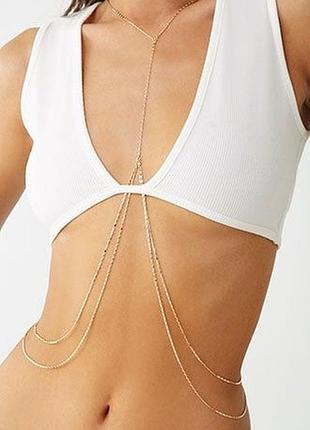 Цепочка на тело, бодичейн, body chain