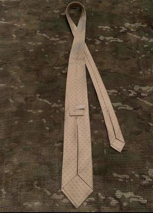 Краватка bvlgari, оригінал, шовк, італія2 фото