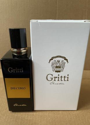 Gritti decimo парфюмированная вода 100ml