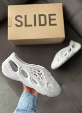 Тапки adidas yeezy foam runner white3 фото