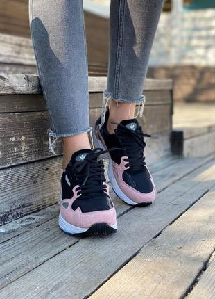 Жіночі кросівки adidas falcon pink9 фото