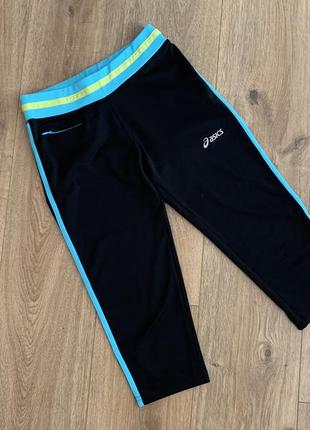 Asics motiondry тайтси, лосіни 3/4 для бігу, залу, р. с