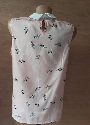 🌺🌻🌸 милая лёгкая блузочка с ласточками3 фото