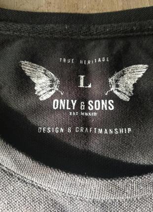 Only & sons мужская футболка