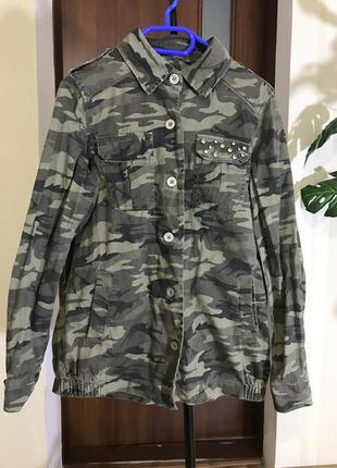 Хлопковая ветровка, куртка, рубашка милитари, военной раскраски1 фото