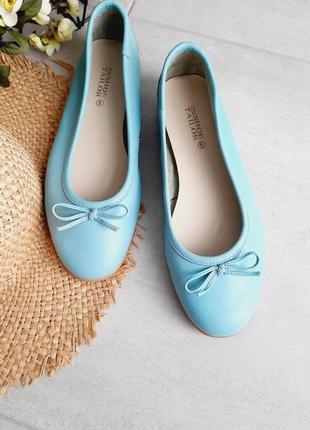 Новые туфли балетки из натуральной кожи alto shoe  tailor 37