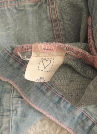 Джинсовка,джинсовая короткая курточка,девочке на 8-10 лет, р.134-140, gloria jeans6 фото