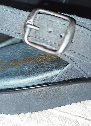 Кожаные сандалии босоножки comodo high comfort  р.37- 23,5см10 фото