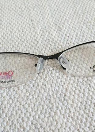 Жіноча оправа для окулярів chelsea morgan cm 1011 bk 51-17-135 америка оригінал5 фото