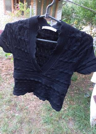 Чёрная блуза zara