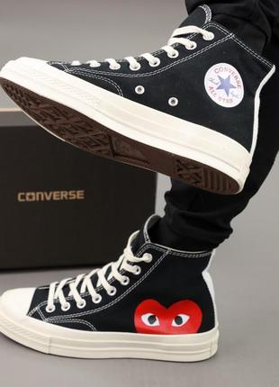 Кеды c0nverse х comme des garçons1 фото