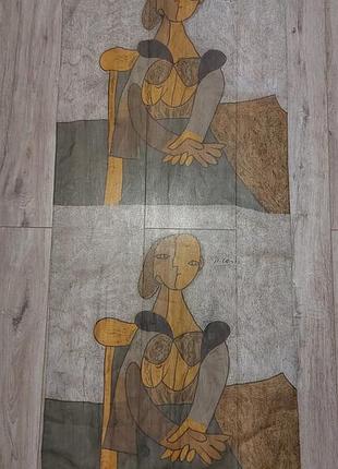 Легкий шарф picasso.