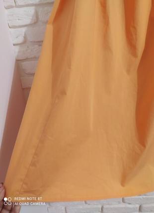 Платье сарафан оранжевого цвета h&m6 фото