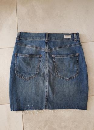 Базова джинсова юбка pull&bear3 фото