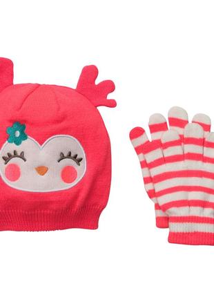 Carter`s комплект (шапочка + перчатки)  размер от 4-6 лет