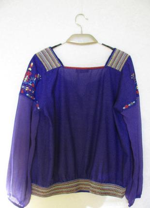 Стильна блуза з вишивкою від next р. 46-504 фото
