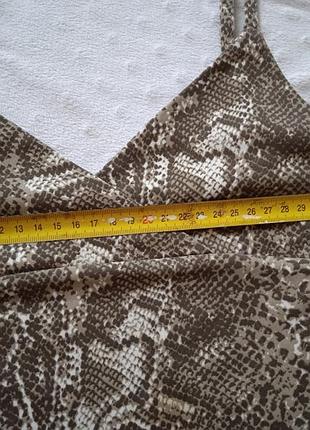 Платье 👗 сарафан в принт питон 3