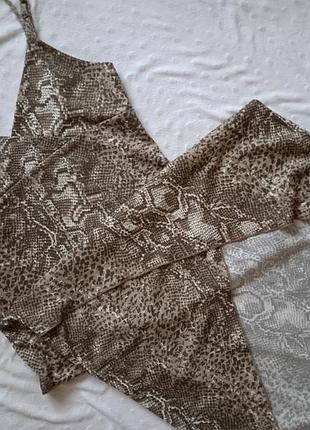 Платье 👗 сарафан в принт питон 2