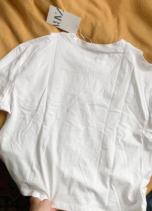 Белая футболка с жилеткой, оверсайз футболка9 фото