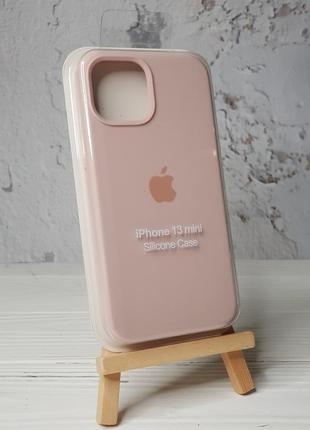 Чохол на iphone 13 mini з захищеним низом silicone case чохол для айфон з закритим низом