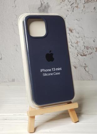 Чохол на iphone 13 mini з захищеним низом silicone case чохол для айфон з закритим низом