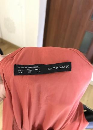 Сукня максі на запах з розрізом zara5 фото