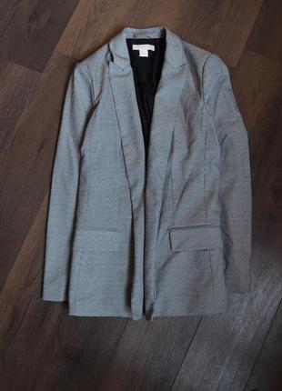 Серый пиджак  hm сірий піджак hm