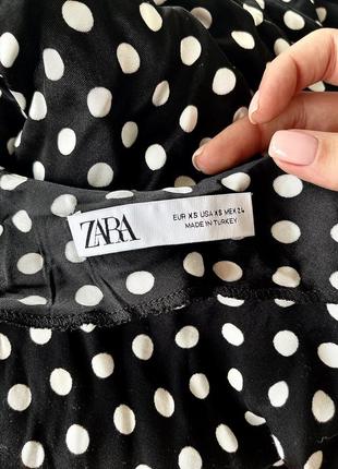 Zara плаття в горошок4 фото