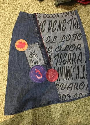 Джинсовая юбка