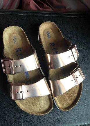 Сланцы birkenstock. оригинал. размер 39-40-41-435 фото