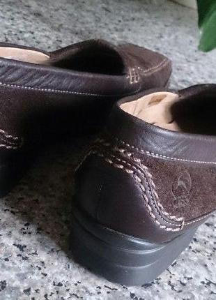 Замшевые туфли / мокасины коричневого ( шоколадного ) цвета gabor comfort4 фото