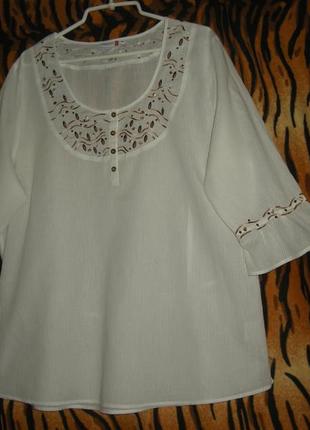 Супер блуза женская"outfit"р.50,100%коттон.