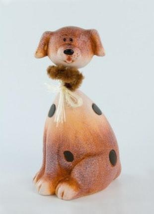 Фигурка керамическая собака подвижная / фигурка керамическая собака подвижная 12 см