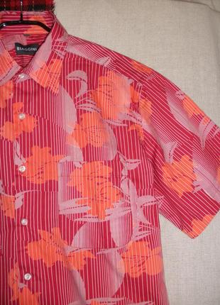 Летняя  мужская рубашка шведка сорочка biaggini короткий рукав2 фото